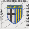 Parma Calcio Embroidery Design, Serie A Embroidery files, Serie A Parma Calcio Teams, Football, Digital Download