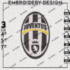 Juventus Football Embroidery Design, Serie A Embroidery files, Serie A Hellas Verona Teams, Digital Download