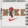 Nike Knuckles Character Embroidery Designs, Sonic the Hedgehog Embroidery Files, Cartoon Machine Embroidery, Digital Download