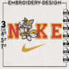 Nike Miles Tails Prower Embroidery Designs, Sonic the Hedgehog Embroidery Files, Cartoon Machine Embroidery Pes Dst Files