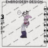 Fear Inside Out Embroidery Files, Inside Out Movie Character Embroidery Design, Machine Embroidery Digital Files