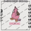 Bing Bong Inside Out Emb Design, Family Trip Embroidery Files, Inside Out Character Machine Embroidery, Digital Files