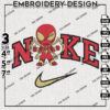 Nike Spiderman Embroidery Designs, Spiderman Marvel Superman Machine Embroidery Pattern, Digital Download