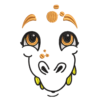 Camel Face Embroidery Design,Cute Digital Download for Machine Embroidery, Embroidery Designs,Logo Embroidery Files