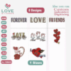 Valentine Embroidery Designs, Embroidery Designs, Files Instant Download