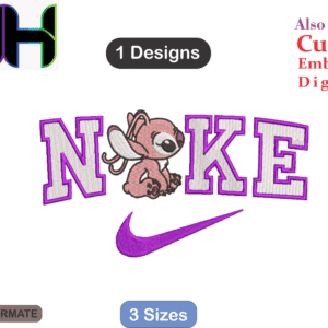 NIKE Lilo & Stitch Embroidery Designs ,NIKE Lilo & Stitch Machine Embroidery Designs,Files Instant Download