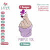 I purple you Embroidery Designs,Embroidery Designs,Files Instant Download