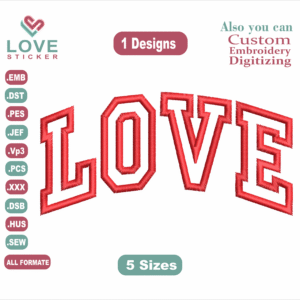 Love Embroidery Designs,Embroidery Designs,Files Instant Download