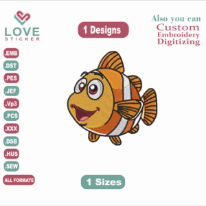 Fish Embroidery Designs,Embroidery Designs,Files Instant Download