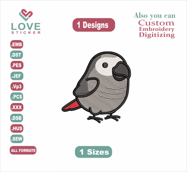 Bird Embroidery Designs,Embroidery Designs, Files Instant Download