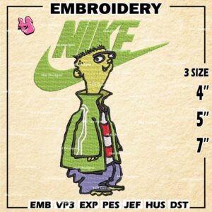Nike Ed Embroidery Design files, Ed Edd n Eddy Machine Embroidery Designs, Digital Download Embroidery