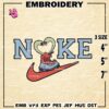 Nike Mr. Krabs Embroidery Designs, SpongeBob SquarePants Mouse Machine Embroidery Patte, Nike Logo Embroidery File.