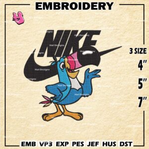 Toucan Sam Ni.ke Embroidery Designs, Toucan Sam Mouse Machine Embroidery Patte, Ni.ke Logo Embroidery File.