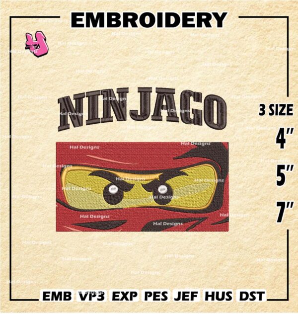 LEGO Ninjago Boys embroidery design, LEGO embroidery, Embroidery file, Ninjago Boys shirt, Digital download