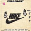 Nike With Buffterfly Embroidery Designs, Butterfly Machine Embroidery Design, Nike Embroidery Design, Embroidery Machin