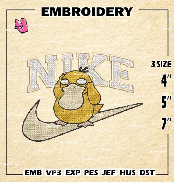 Nike Koduck Embroidery Designs, Pokemon Machine Embroidery Design, Anime Embroidery Design, Embroidery Machin