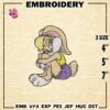 Lola Bunny Embroidery Designs, Cartoon Logo Embroidery Files, Looney Tunes Machine Embroidery Patte