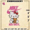Nike Hello Kitty Swoosh Embroidery Designs, Hello Kitty Machine Embroidery Design, Embroidery Design, Embroidery Machin