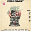 Nike Freddy Krueger Embroidery Designs, Horror Swoosh Machine Embroidery Design, Embroidery Design, Embroidery Machin