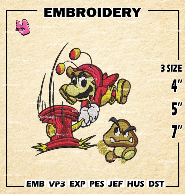 Super Mario Embroidery Designs, Mario Swoosh Machine Embroidery Design, Mario Embroidery Design, Embroidery Machin