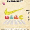 Nike Pac Man Swoosh Embroidery Designs, Just Do It Embroidery Design, Nike Embroidery Design, Embroidery Machin