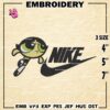 Nike Buttercup Embroidery Designs, Powerpuff Girls Embroidery Design, Nike Embroidery Design, Embroidery Machin