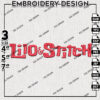 Lilo & Stitch Wordmark Logo Embroidery Designs, Lilo & Stitch Embroidery, Disney Embroidery Files, Machine embroidery Files, Digital Download