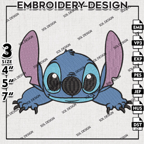 Disney Stitch Embroidery Designs, Lilo & Stitch Embroidery, Disney Embroidery Files, Machine embroidery Files, Digital Download