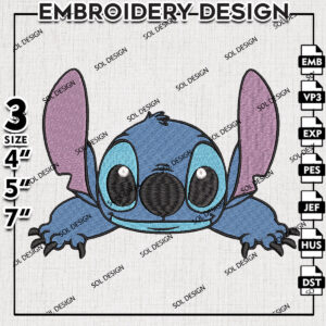 Disney Stitch Embroidery Designs, Lilo & Stitch Embroidery, Disney Embroidery Files, Machine embroidery Files, Digital Download