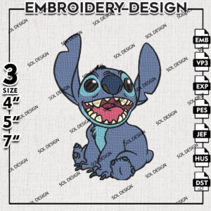 Stitch Embroidery Designs, Lilo & Stitch Embroidery, Disney Embroidery Files, Machine embroidery Files, Digital Download