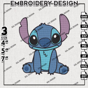 Stitch Embroidery Designs, Disney Lilo & Stitch Embroidery, Disney Embroidery Files, Machine embroidery Files, Digital Download