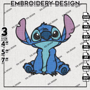 Disney Stitch Embroidery Designs, Lilo & Stitch Embroidery, Disney Embroidery Files, Machine embroidery Files, Digital Download