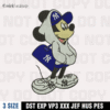 Mickey Mouse Embroidery Design,New York Yankees Embroidery Design ,Machine Embroidery Design File