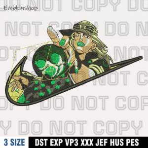 Gyro Zeppeli Embroidery Design , JoJo's Bizarre Embroidery Design,Machine Embroidery Design File