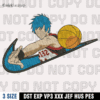Nike x Kuroko Embroidery Design , Kuroko no Basuke Embroidery Design,Machine Embroidery Design File