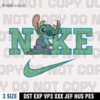 Nike x Stitch Monster Embroidery Designs,Lilo & Stitch Embroidery Design ,Machine Embroidery Design File