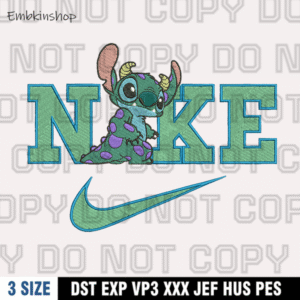 Nike x Stitch Monster Embroidery Designs,Lilo & Stitch Embroidery Design ,Machine Embroidery Design File