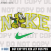Nike Pluto Embroidery Design, Donald Duck Embroidery Design ,Machine Embroidery Design File
