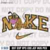 Nike Pluto Heart Embroidery Design, Donald Duck Embroidery Design ,Machine Embroidery Design File