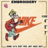 Nike Goofy Embroidery Design files, Goofy Swoosh Machine Embroidery Designs, Digital Download Embroidery