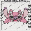 Cute Angle Stitch Character Embroidery Designs, Lilo & Stitch Embroidery, Disney Embroidery Files, Machine embroidery Files, Digital Download