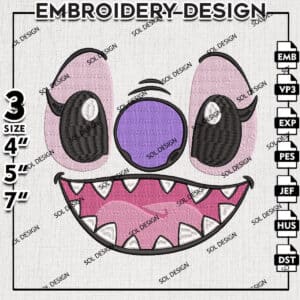 Angel Stitch Girlfriend Embroidery Designs, Lilo & Stitch Embroidery, Disney Embroidery Files, Machine embroidery Files, Digital Download