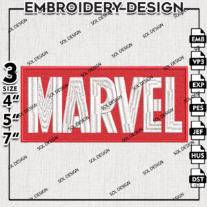 Marvel Writing Logo Machine Embroidery Designs, Marvel Comic Character Embroidery files, Deadpool Embroidery Design, Wolverine Embroidery Design, Digital Download