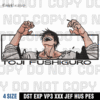 Toji Fushiguro Embroidery Design , Jujutsu Kaisen Anime Embroidery Design,4 sizes, Instant Download