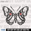 Demon Slayed Akaza Embroidery Desing, Demon Slayer Machine Embroidery Pattern, Digital Download