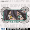 Iguro Obanai Embroidery Design, Kimetsu No Yaiba Machine Embroidery Design,4 Sizes , Instant Download