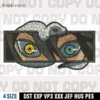 Obanai Iguro Eyes Embroidery Design,Anime Demon Slayer Embroidery Design,4 Sizes,Instant Download