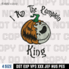 I Am The Pumpkin King Embroidery Design, Halloween Embroidery Design,4 Sizes , Digital Download