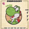 Yoshi Embroidery Design files, Super Mario Machine Embroidery Designs, Mario Bros Digital Download Embroidery