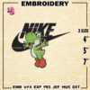 Nike Yoshi Embroidery Design files, Super Mario Machine Embroidery Designs, Mario Bros Digital Download Embroidery